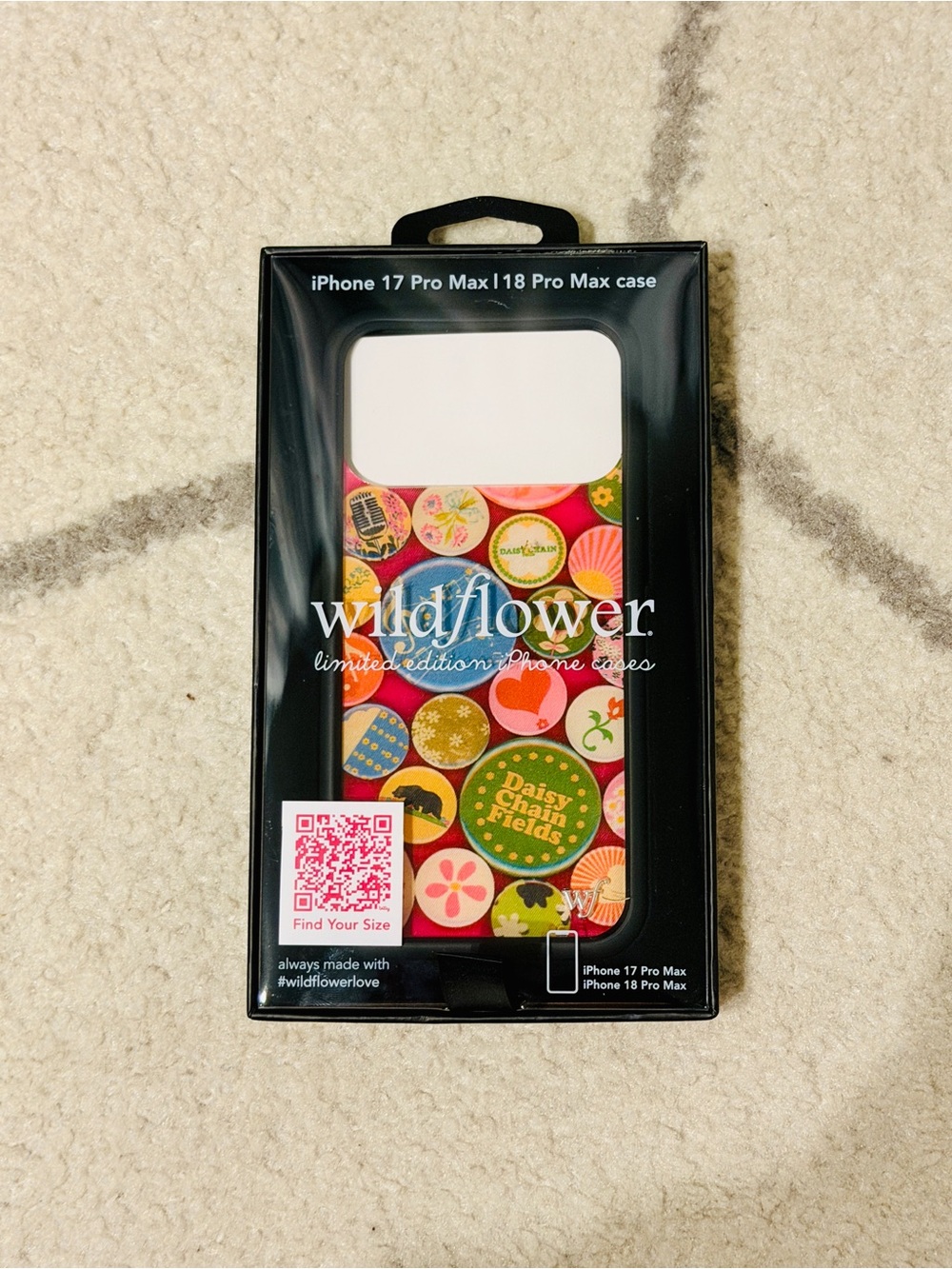 daisy chain x wildflower limited edition iphone 17/18 pro max case